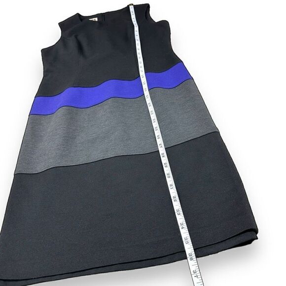 Anne Klein Dress Women’s‎ Size 4 Black Colorblock Sleeveless A-Line Mini Dress - Picture 11 of 11